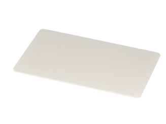 ECO Karten Composite Kalk/PE, PVC Overlay, Weiß (500) 