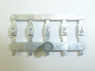 CARACTÈRES, OCR, FARRINGTON 7B, INDENT, 0 1 2 3 4, PUNCH 