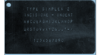 PRÄGEZEICHEN SIMPLEX 2 INDENT 