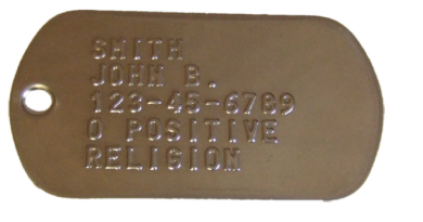 ELITE DOG-TAG NEGATIVE 