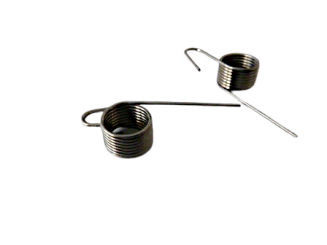 SPRING, TOR, .018WD X .230OD X 8 TURNS, 165 DEGREE END BEND 