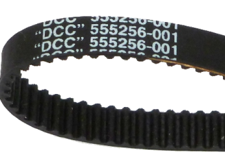 SANGLE, TMG, MOULÉ, 86T, 2MM P, 6MM 