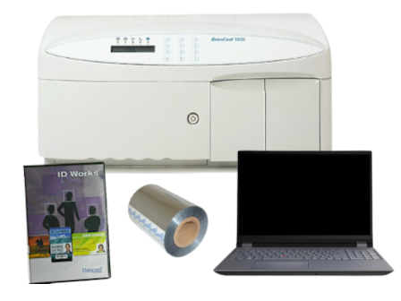  Datacard Desktop Material Karten-Präge-System   