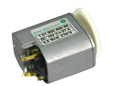 1.61.065.056.00 Evolis GEAR MOTOR, DC12V, 4,5 Ncm, USED   