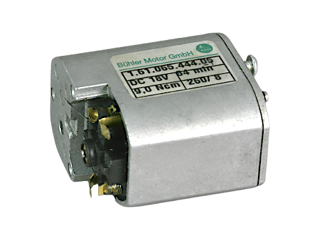 1.61.065.444.05 Evolis GEAR MOTOR, DC18V, 9,0 Ncm, 115mA, USED   