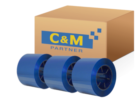 (4x 562971-004) Material Datacard MX Datacard Farbband, Cyan, OEM (caja)   