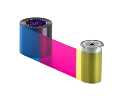 525100-004 Datacard Premium Material Entrust Color Ribbon Kit, YMCKT, 500   