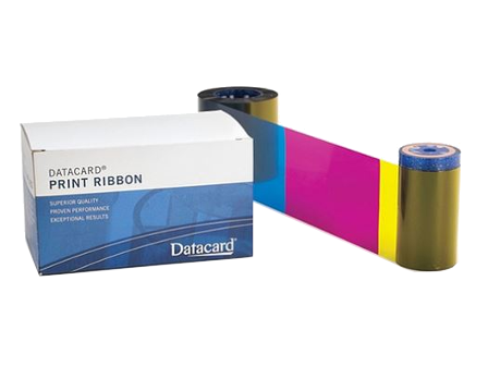 535000-007 (552854-620; 721044) Material de escritorio Datacard Cinta de color, YMCKT-K, OEM (1)   