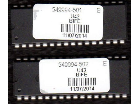 549994-001 Datacard Datacard EPROM ASSY, UG 300DPI 186 V7 (Incl. 501/502)   