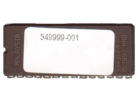 549999-001 Datacard EPROM ASSY,V7 UGFX 300DPI MOTOR CTRL (Front)   
