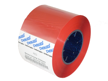 592759-004 Datacard 9000 Material Ruban rouge, OEM (1)   