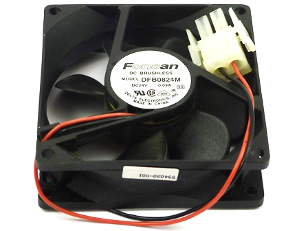 594030-001 Datacard FAN ASSY, 24VDC, 0,09A   