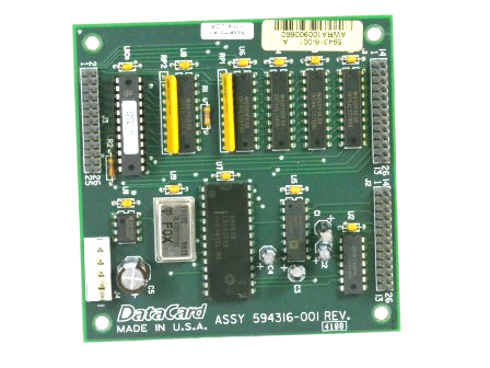 594316-001 Datacard Platines PWB ASSY, PTR, SER/PAR, 220, USED   