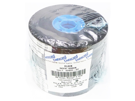 718374 (10x 804091-301) Datacard 9000 Indent Ribbon, Black, 230, OEM (case)   