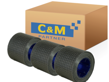 720515 (24x 592759-613) Datacard 9000 Material Cinta de color, campo para rascar, OEM (estuche)   