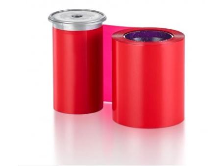 743002; 16x 525900-005 Datacard MJ7500 Entrust Monochrome Ribbon Kit, Red, Case   