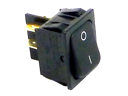 805268-002 Datacard INTERRUPTOR, ROCKER, PWR, DPST, 16A, BLK   