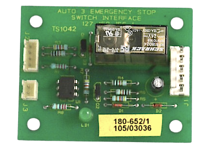 806238-848 (180-652) Datacard Platines EMERGENCY STOP INTERFAC, USED   