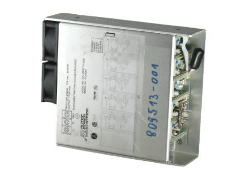 809513-002 (809513-001) Datacard Platines ALIMENTATION, 750W, 72V, 5A, 28V, 10A, CONFORMAL COAT, USED   