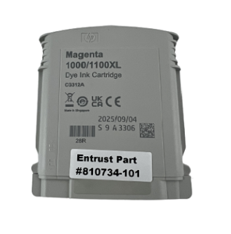 810734-101 Material de escritorio Datacard Datacard Magenta Farbstoff-Tintenpatrone (1)   