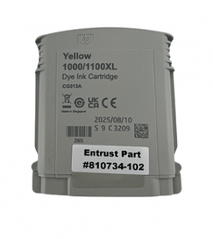 810734-102 Datacard Desktop Material Yellow Farbstoff-Tintenpatrone (1)   
