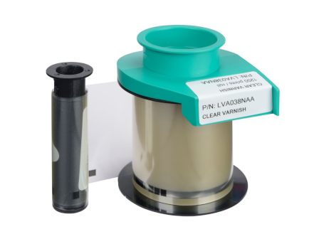 LVA038NAA Evolis Varnish Cont. Clear 1.200, OEM (1)   
